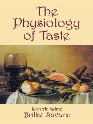 cover image of The Physiology of Taste